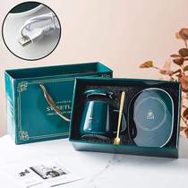 Creative Couple Mark Cups with cover Large capacity Ceramic ins Nordic Wind minimalist Suite Charging retro insulation