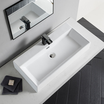 Hotel hostel counter basin can hang wall toilet toilet wash basin single basin office Japanese integrated wash basin