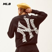 MLB Official Men and Women Lovers Clothing Printed Big LOGO Loose Casual Long Sleeve Lovers Spring New MTM2