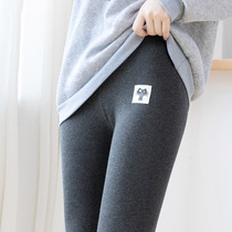 Spring Summer Modell hit bottom pants woman outside wearing thin strip of grey display slim slim foot pants pure cotton high waist and small cat 90% pants
