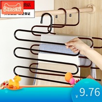 Multifunctional scarf hanger wardrobe hanging stockings shelf pants hanger multi-layer household silk scarf clothes shelf shop