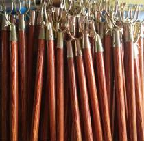 Garment fork rod solid wood pick-up clothes Bar old-fashioned fork hanging clothes stand clothes stand iron fork household