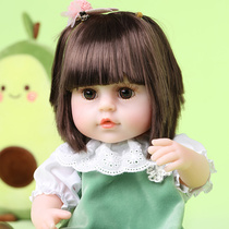 Simulation doll toy Baby girl princess talking doll Soft rubber silicone fake baby ragdoll