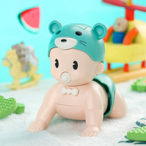 Crawl toys learn to climb toys baby guide doll six months baby artifact practice head-up training electric climbing baby