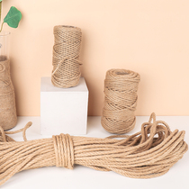 Cat climbing frame Homemade diy material Cat toys Handmade accessories Sisal rope Cat grab column Vertical replacement hemp rope Scratch resistant