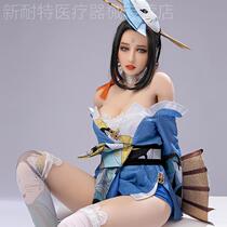 Whole body solid inflatable doll silicone male real-life inverted mold adult hand-made two-dimensional can be inserted into sex toys