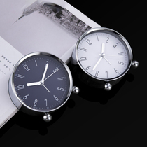 2021 new metal minimalist desktop small alarm clock students with powerful wake-up boy Special Clock Clock Clock Clock