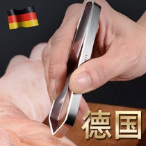 Stainless steel pig hair cramp plucking machine Home thickening to cock Duck Hair Nipper Tweezers With Moustache swordfish Spurs