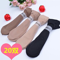 Stockings short socks thin spring and summer stockings womens short socks flesh colored socks velvet short socks