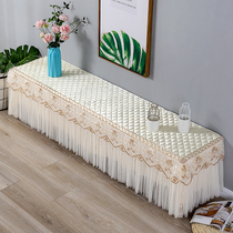 Lace embroidery TV cabinet cover cloth fabric rectangular tablecloth coffee table living room dust cover Cover Cover