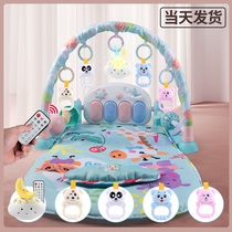 Baby toy pedal piano fitness stand lying pedal bed baby newborn two or three months child 0-1 year old 3