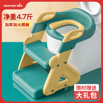 Childrens toilet staircase portable boys and girls Baby Special potty folding rack bench bench bench toilet ring