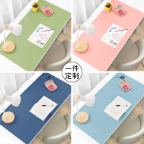 Accompanied by a lifetime Oversized desk mat Student writing desk desk mat Computer keyboard mat Large mouse mat