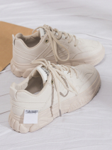 Small white shoes women 2021 New thick-soled shoes sports wild casual winter womens shoes father shoes womens ins tide