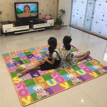 Baby crawling mat folding baby childrens climbing mat thickened and enlarged foam floor mat household living room oversized