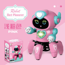 Hot shake sound with the same dance electric six-claw fish robot light music boys and girls childrens toys 