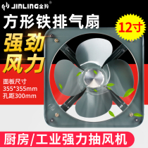 Jinling 12 inch industrial exhaust fan exhaust fan discharge iron exhaust fan ventilation fan FA-30P