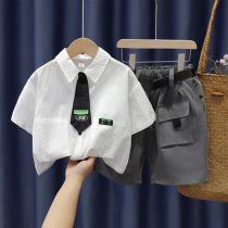  Boys suits Summer year-old boys baby birthday dresses Casual wedding suits Childrens suits Summer thin formal clothes