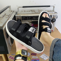 Summer sandals mens anti-slip deodorant Vietnamese sport slippers wearing beach shoes big yards soft bottom magic stick sandals