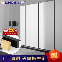 Modern simple custom long body cabinet door handle top extended black gold cabinet long wardrobe handle