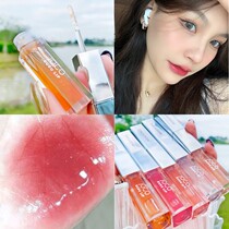 Lapped with beep lips water light matte double-head lip glaze small silver bar mirror lip glass Lip Mist surface lip mud student