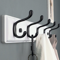 European clothes adhesive hook creative wall hook bedroom door rear wall hanging coat rack solid wood wall hanger