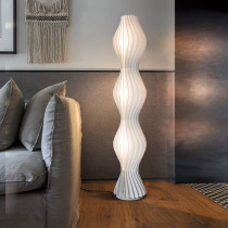 Designer White Grass skirt light and shadow floor lamp acrylic living room bedroom study INS Wind atmosphere lamps