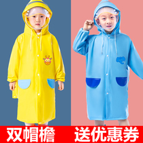 Childrens raincoat kindergarten primary school boy boy childrens school special set waterproof full body boy poncho