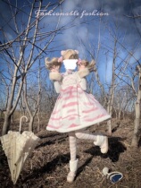 (Deposit Link) Moon Original Lolita Year of the Tiger Cute Sweet Cabbage Furry Autumn and Winter Skirt