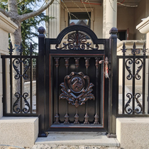 Aluminum garden door Villa courtyard small door medium European single door open door household electric aluminum alloy door customization