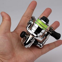 Fishing Rod wheel hand crank mini 100 metal body small spinning wheel pen rod fishing wheel with fishing wheel rocker wheel