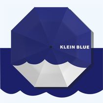 Klein blue umbrella male and female male male and female umbrella inwind small crowdsourced manual automatic sunscreen sun umbrella