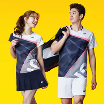 2021 new Yonex badminton suit yy men and women quick dry table tennis tennis short sleeve shorts Jersey set