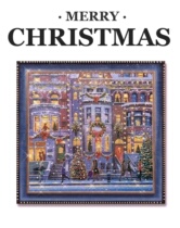 Spot Galison Christmas street Christmas street puzzle 500 pieces festive night Domestic