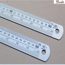 Steel ruler thickened stainless steel plate ruler 30 60 100 150cm2 meters long thickened No