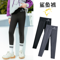 Girl Shark Pants Spring Autumn Season Outside Wearing Slim Fit Pants Slim Fit Pants Kids Spring Clothes Barbie Pants Children Beat Bottom Pants
