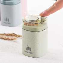 Toothpick box creative automatic pop-up home Nordic ins push upscale restaurant toothpick bucket portable toothpick barrel