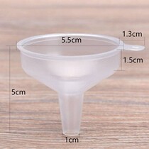 Small Mini Tool Liquid Plastic Funnel Small Number Oil Drain Perfume SKIN WATER COSMETIC PLASTIC SUBPACKAGING