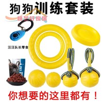 Dog training and dog training supplies equipment set Golden retriever dog training supplies bite-resistant Frisbee ring ring training dog artifact waist
