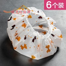 Shower cap womens double waterproof bath summer hair cap cooking cooking hat anti-oil smoke wash head cover shower cap shower cap