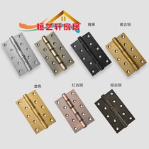 304 stainless steel flat open hinge 4 inch thickened foldout room door wood door closed leaf folding loose leaf bearing silent hinge