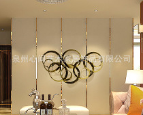 Metal wall decoration living room dining room wall decoration pendant home creative bedroom decoration iron porch wall decoration