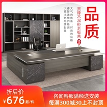 Desk boss table and chair combination supervisor table single furniture general manager simple modern President big class