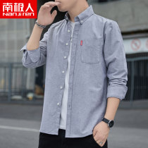 Antarctic 2021 autumn new shirt mens trend student casual coat mens Tide brand long sleeve shirt men