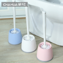 Camellia toilet brush no dead corner set with base toilet cleaning toilet brush toilet brush