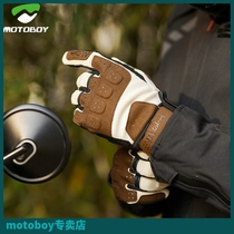 motoboboy motorcycle riding gloves breathable touch screen male summer gloves locomotive racing anti-fall knight gear