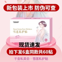 60 pieces of gold private beauty will snow lotus private protection stickers conditioning gynecological warm Palace preparation pad detoxification to odor