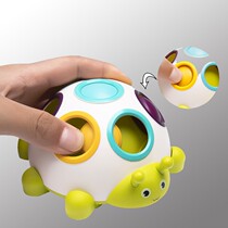 Baby toys Baby 6-12 months finger grip fine 1 year old 3 training puzzle early education buckle hole ball can bite
