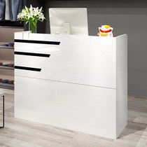 Shop small cash register womens clothing store dessert shop simple modern information desk company front desk bar counter reception desk