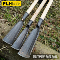 Fu Lehuang agricultural forging thickened digging shovel Digging artifact Tree shovel Moving root shovel Digging pole hole tool